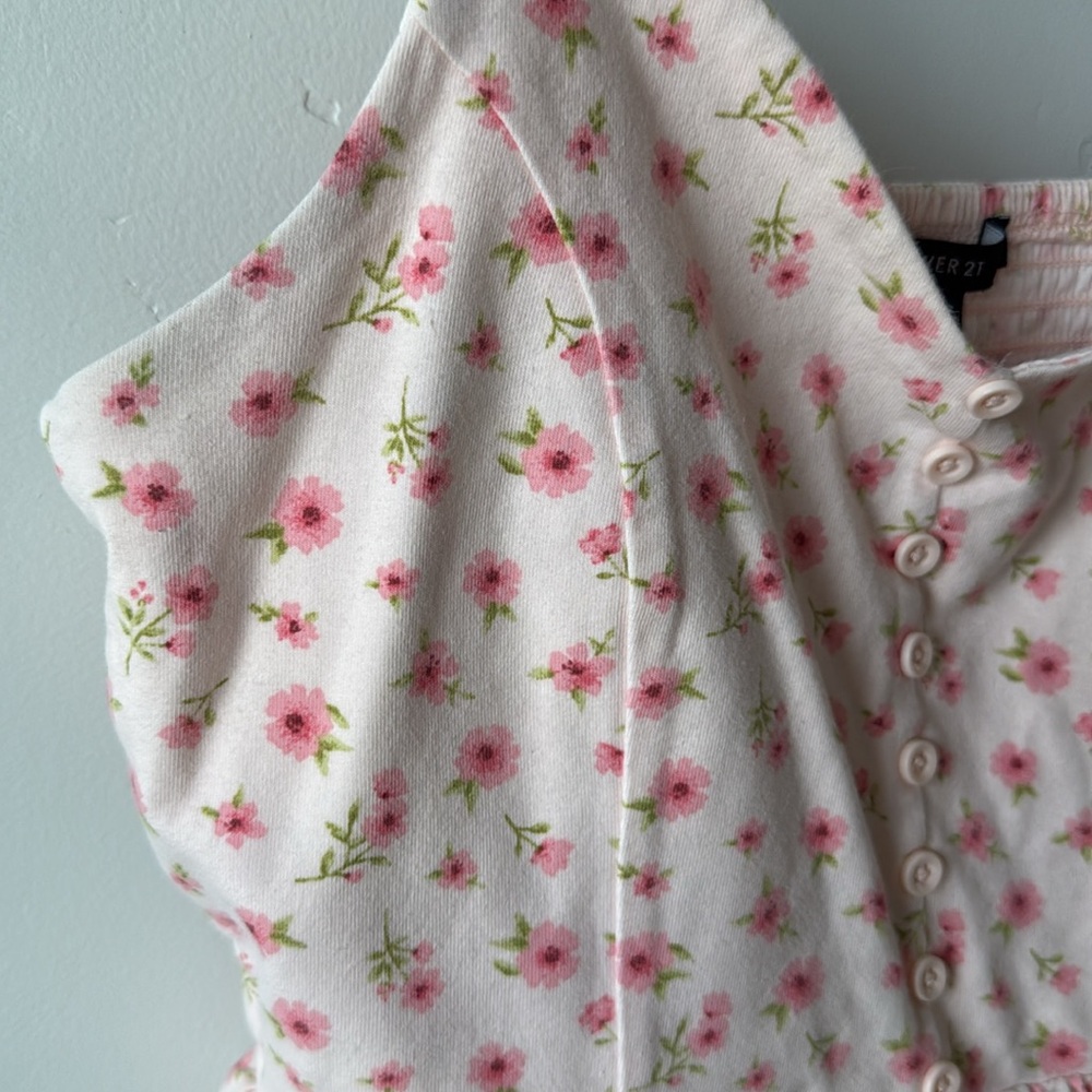 Forever 21 Pink Sleeveless Peplum Camisole - Picture 2 of 3